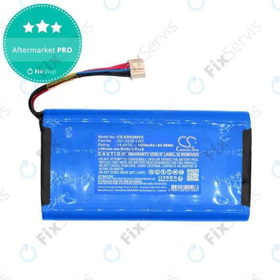 Batéria pre Ecovacs Deebot X2 Omni, 5900mAh, Li-Ion, 14.4V, 201-2228-1457, HQ