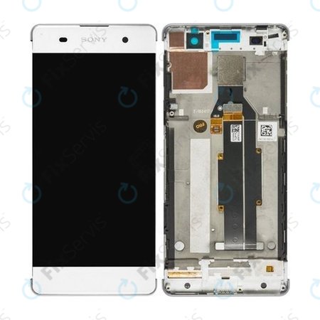 Sony Xperia XA F3111 - LCD Displej + Dotykové Sklo + Rám (Biela) - 78PA3100030, 78PA3100080