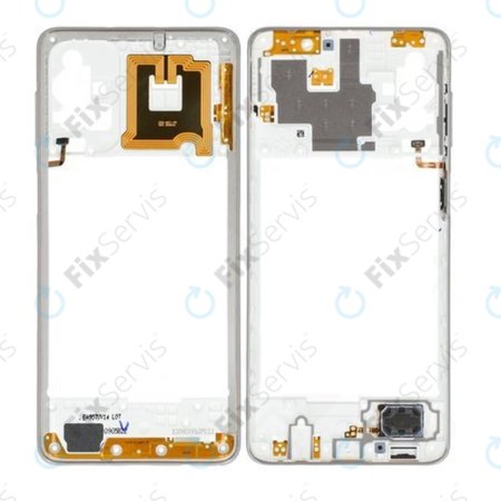 Samsung Galaxy M51 M515F - Stredný Rám (White) - GH97-25354B Genuine Service Pack