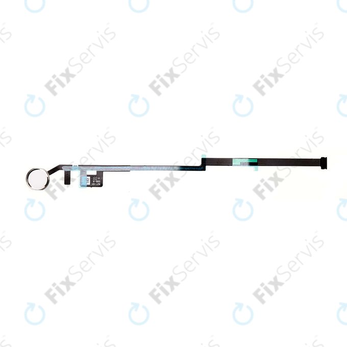 Apple iPad (7th Gen 2019, 8th Gen 2020, 9th Gen 2021) - Tlačidlo Domov + Flex Kábel (Silver)