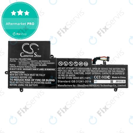 Batéria pre Lenovo Yoga Slim 7-15IIL, 4500mAh, Li-Pol, 15.44V, L19C4PF5, HQ