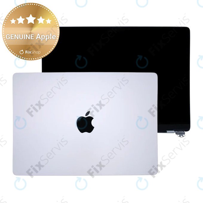 LCD displej pre MacBook Pro 14", A3112, A3185 (2024), s predným sklom a krytom, Silver, 661-41792, Genuine Apple