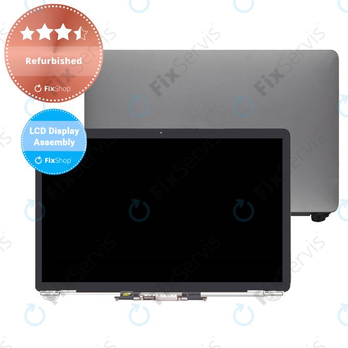 Apple MacBook Air 13" A1932 (2018) - LCD Displej + Predné Sklo + Kryt (Space Gray) Refurbished