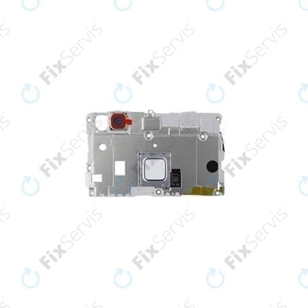 Huawei P9 Lite - Stredný Kryt + Senzor Otlačku Prsta (Biela) - 02350SLG, 02350TPA