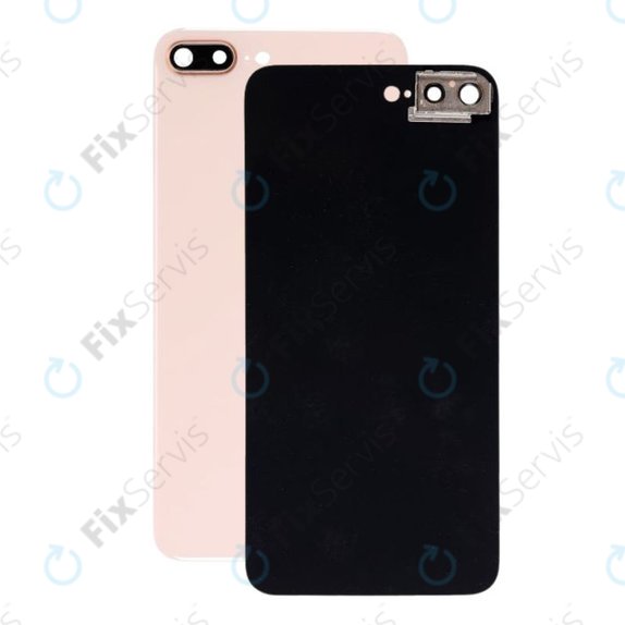 Apple iPhone 8 Plus - Sklo Zadného Housingu s Držiakom Kamery (Gold)