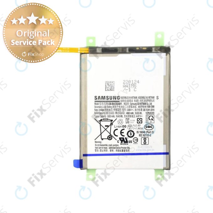 Samsung Galaxy A33 5G A336B - Batéria EB-BA536ABY 5000mAh - GH82-28146A Genuine Service Pack