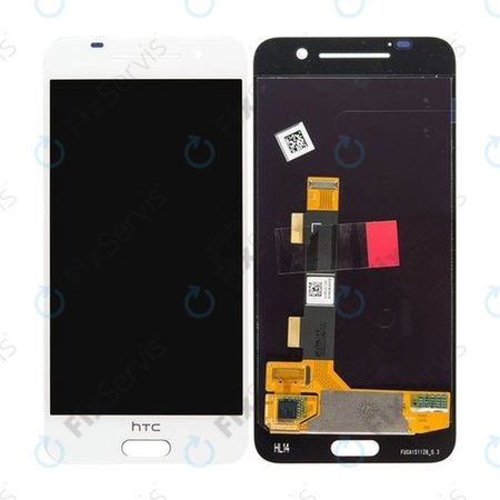 HTC One A9 - LCD Displej + Dotykové Sklo (White) - 83H90189-02 Genuine Service Pack