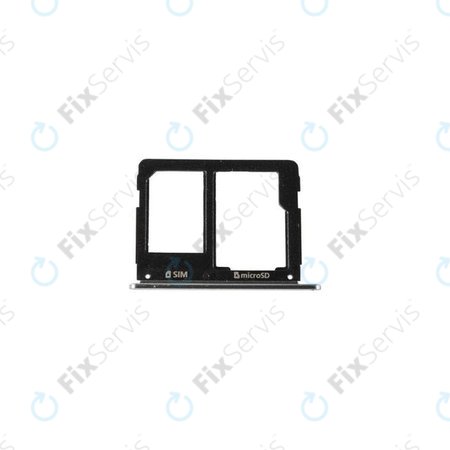 Samsung Galaxy A3 A310F (2016), A5 A510F - SIM/SD Slot (Black) - GH98-38665B Genuine Service Pack