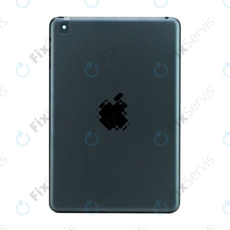 Apple iPad Mini - Zadný Housing WiFi Verzia (Čierna)