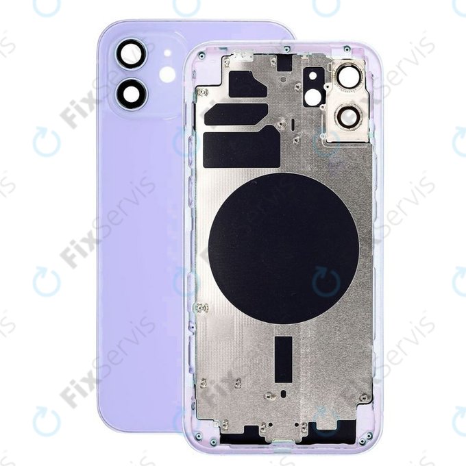 Apple iPhone 12 - Zadný Housing (Purple)