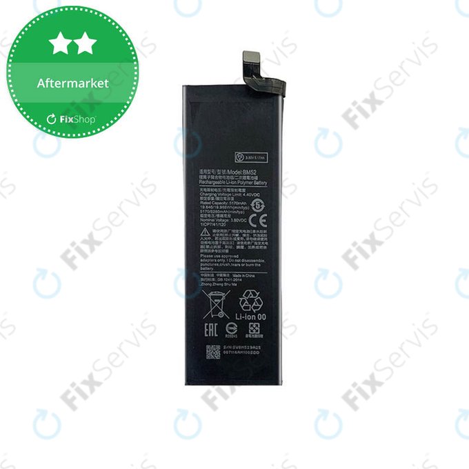 Xiaomi Mi Note 10, Mi Note 10 Lite, Mi Note 10 Pro - Batéria BM52 5260mAh