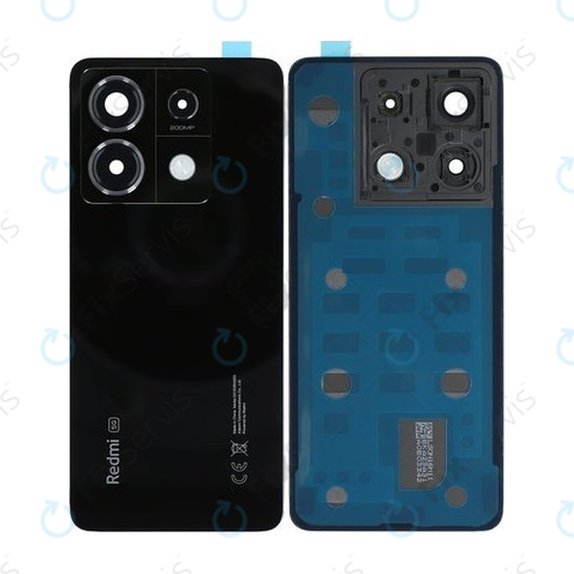 Xiaomi Redmi Note 13 Pro 5G 2312DRA50C - Batériový Kryt (Midnight Black) - 5600090N1600 Genuine Service Pack