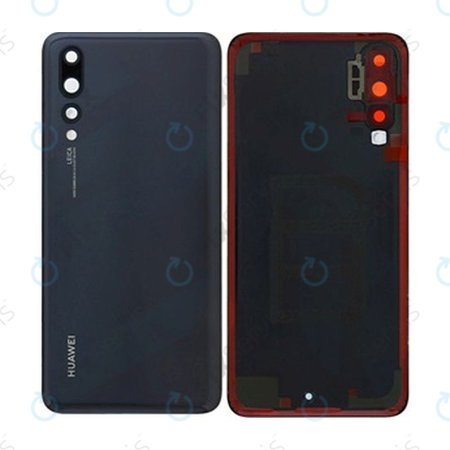 Huawei P20 Pro CLT-L29, CLT-L09 - Batériový Kryt (Black) - 02351WRR Genuine Service Pack