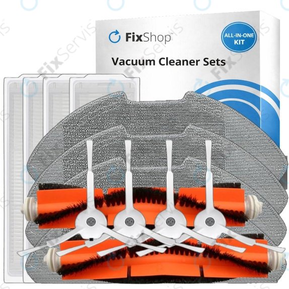 Sada náhradných dielov pre Xiaomi Mi Robot Vacuum Mop 2 Pro, 2 Lite (2x Hlavná kefa, 4x Filter, 4x Bočná kefa, 4x Mopovacia utierka)