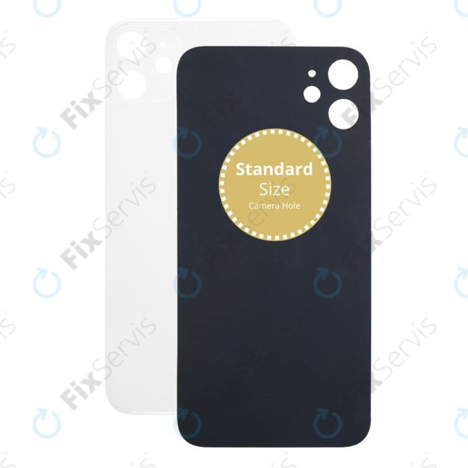Apple iPhone 11 - Sklo Zadného Housingu (White)