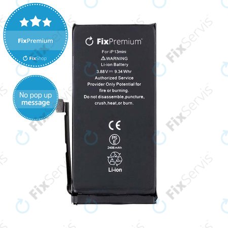 Apple iPhone 13 Mini - Batéria JCID 2406mAh