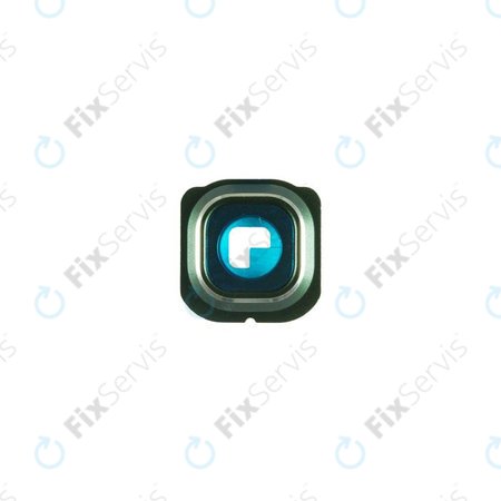 Samsung Galaxy S6 Edge G925F - Rám Sklíčka Zadnej Kamery (Green Emerald) - GH98-35867E Genuine Service Pack