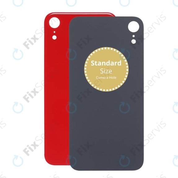 Apple iPhone XR - Sklo Zadného Housingu (Red)
