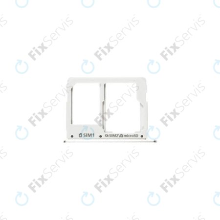 Samsung Galaxy A3 A310F (2016), A5 A510F - SIM/SD Slot (White) - GH98-38665C Genuine Service Pack