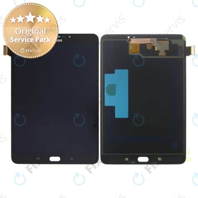 Samsung Galaxy Tab S2 8.0 WiFi T710 - LCD Displej + Dotykové Sklo (Black) - GH97-17697A Genuine Service Pack