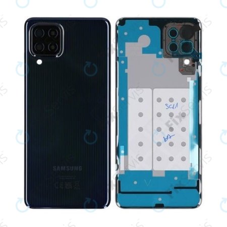 Samsung Galaxy M32 M325F - Batériový Kryt (Black) - GH82-25976A Genuine Service Pack