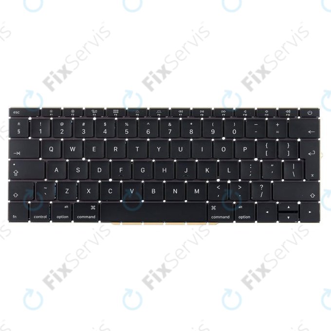 Apple MacBook Pro 13" A1708 (Late 2016 - Mid 2017) - Klávesnica UK