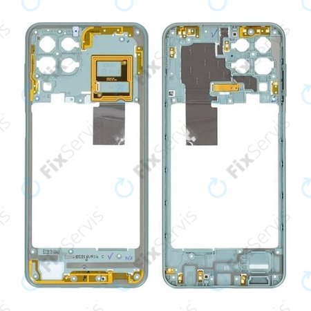 Samsung Galaxy M33 5G M336B - Stredný Rám (Green) - GH98-47410C Genuine Service Pack