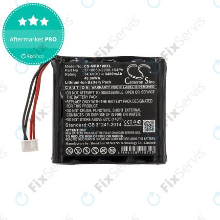 Batéria pre Marshall Kilburn, 3400mAh, Li-Ion, 14.4V, TF18650-2200-1S4PA, HQ