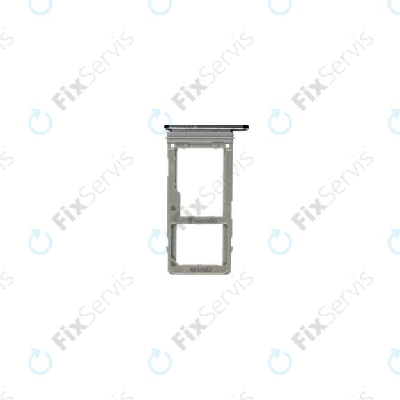 Samsung Galaxy A8 A530F (2018) - SIM/SD Slot (Black) - GH98-42519A Genuine Service Pack