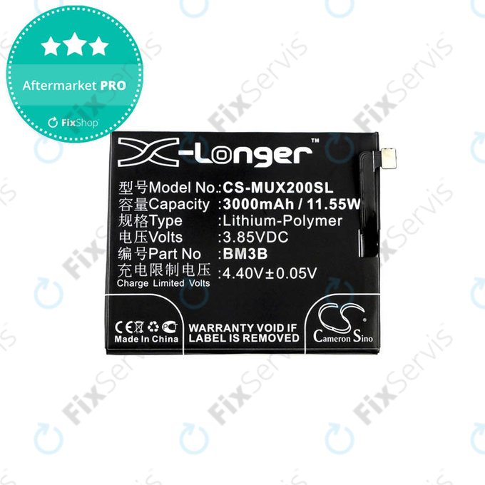 Xiaomi Mi Mix 2, 2S - Batéria BM3B 3000mAh HQ