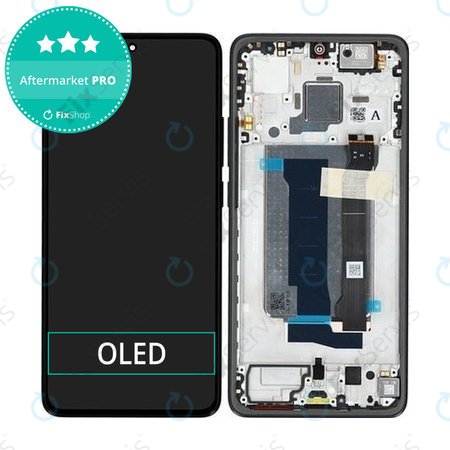 Xiaomi Poco X7 Pro 2412DPC0AG - LCD Displej + Dotykové Sklo + Rám (Black) OLED