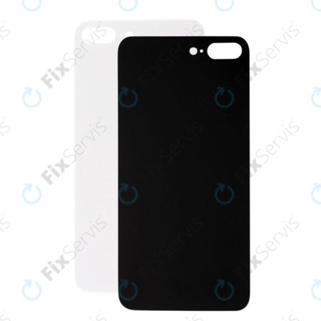 Apple iPhone 8 Plus - Sklo Zadného Housingu (Silver)