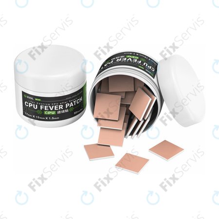 Teplovodivá podložka pre CPU, 2UUL SC09, 17x15x1.5mm