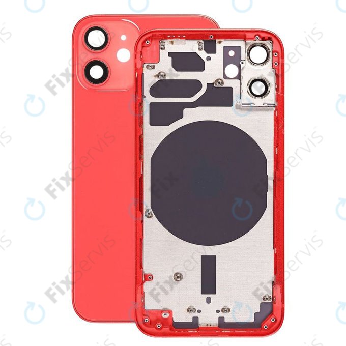 Apple iPhone 12 Mini - Zadný Housing (Red)