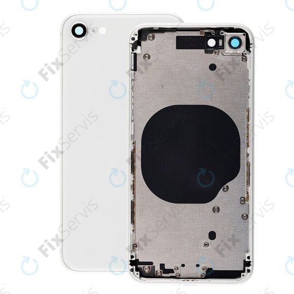 Apple iPhone SE (2nd Gen 2020) - Zadný Housing (White)