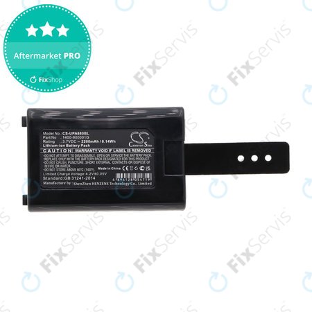Batéria pre Unitech HT680, 2200mAh, Li-Ion, 3.7V, 1400-900005G, HQ