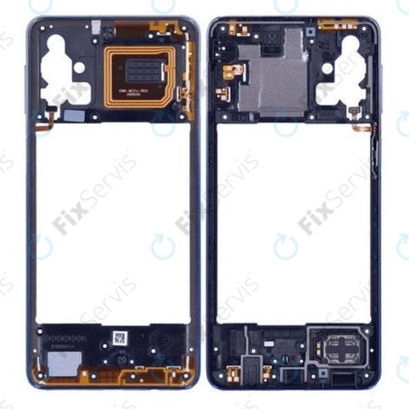 Samsung Galaxy M31s M317F - Stredný Rám (Mirage Blue) - GH97-25062B Genuine Service Pack