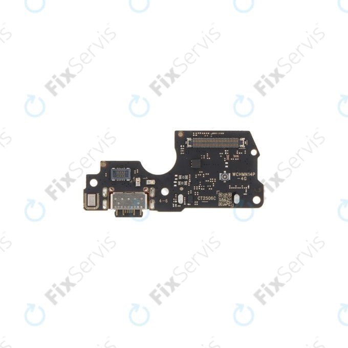 Xiaomi Redmi Note 14 Pro 4G 24116RACCG - Nabíjací Konektor PCB Doska + SIM Čítač