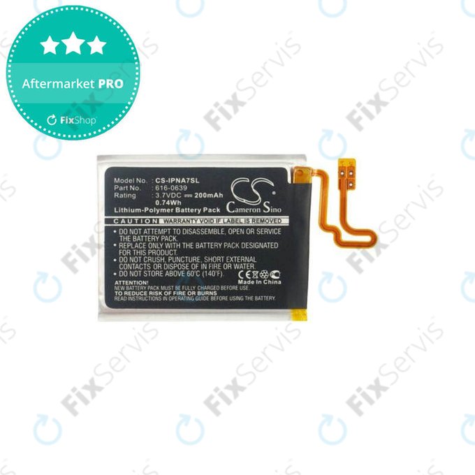 Apple iPod Nano (7th Gen) - Batéria 616-0639 200mAh HQ