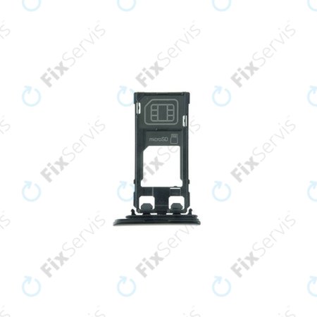 Sony Xperia XZ F8331 - SIM Slot (Mineral black) - 1304-9102 Genuine Service Pack