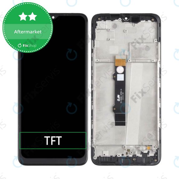 Motorola Moto G50 XT2137 - LCD Displej + Dotykové Sklo + Rám (Steel Gray) TFT