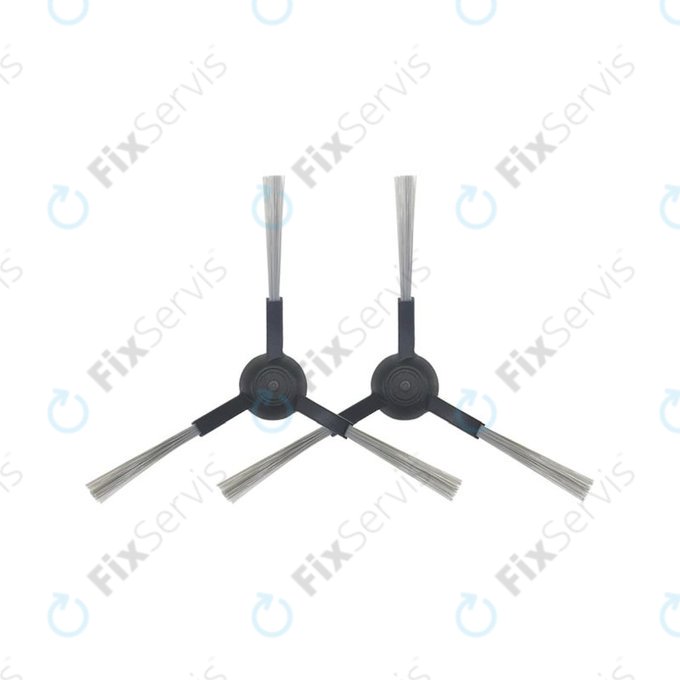 Xiaomi Mi Robot Vacuum Mop Pro (P), 2S, Viomi V2 Pro, V3, SE - Bočná Kefa (Čierna) - 2ks