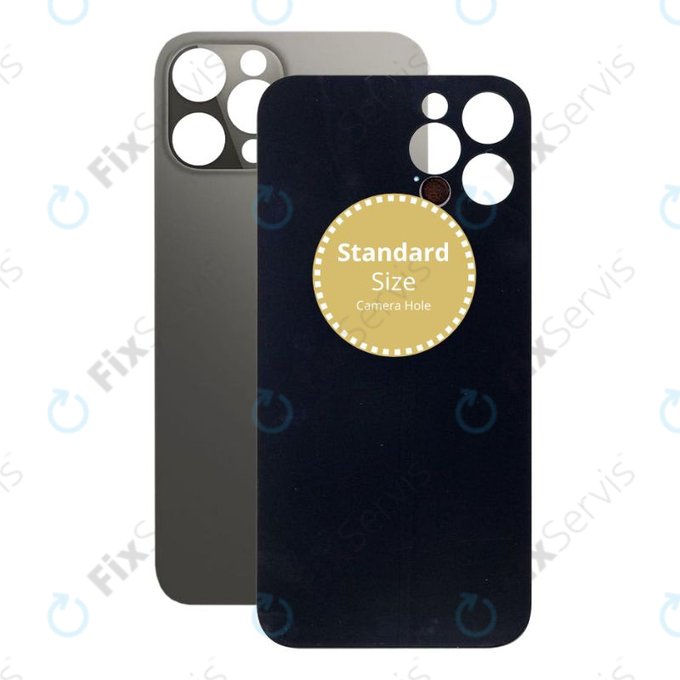 Apple iPhone 12 Pro Max - Sklo Zadného Housingu (Graphite)