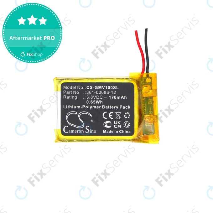 Batéria pre Garmin Femix 6s Pro, Venu, 170mAh, Li-Pol, 3.8V, 361-00086-12, HQ