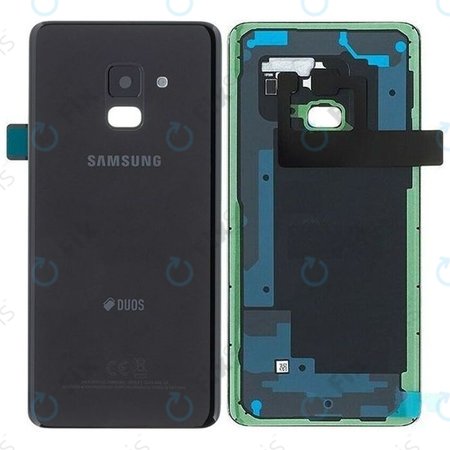 Samsung Galaxy A8 A530F (2018) - Batériový Kryt (Black) - GH82-15557A Genuine Service Pack