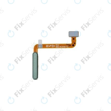 Samsung Galaxy M33 5G M336B - Senzor Odtlačku Prsta + Flex Kábel (Green) - GH96-15066C Genuine Service Pack