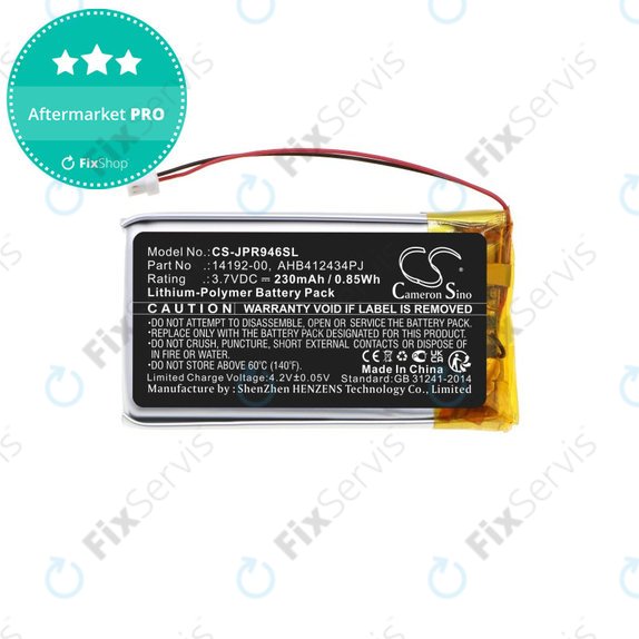 Batéria pre Jabra Pro 9400, 9450, 9460, 9465, 9470, 230mAh, Li-Pol, 3.7V, 14192-00, HQ