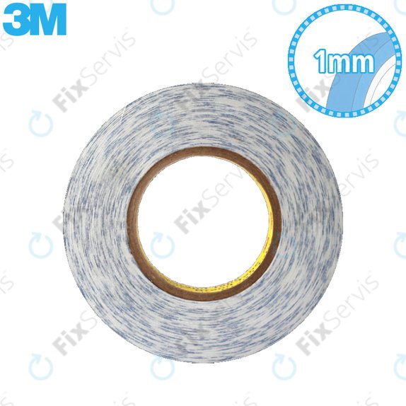 3M - Obojstranná Lepiaca Páska - 1mm x 50m (Transparentná)