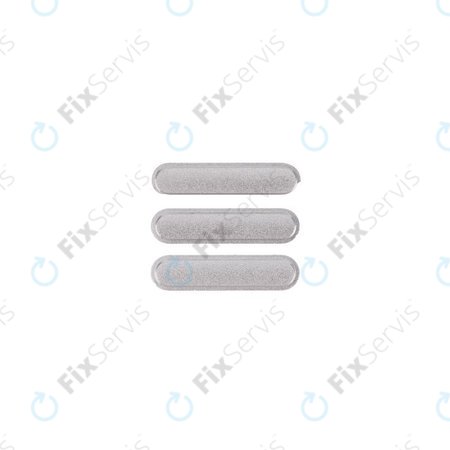 Apple iPad Mini 4 - Bočné Tlačidlá (Silver)