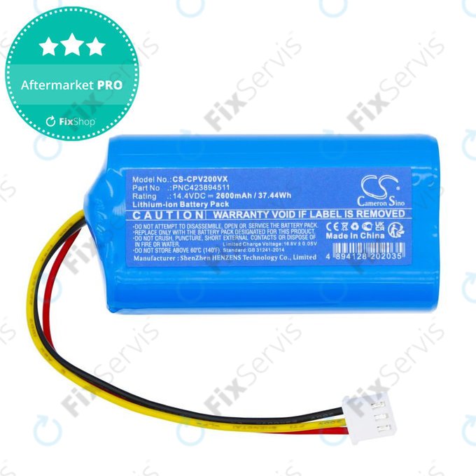 Batéria pre ETA Nico 2219, 2600mAh, Li-Ion, 14.4V, PNC423894511, HQ